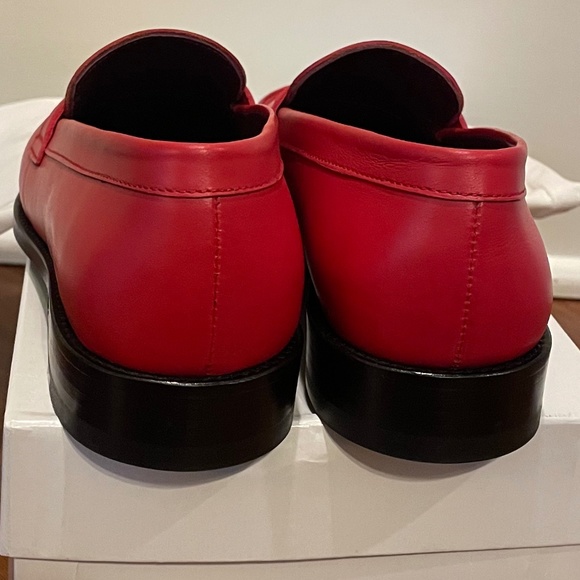 Roseanna Moc Loafers Rouge Sz37 - Picture 6 of 16